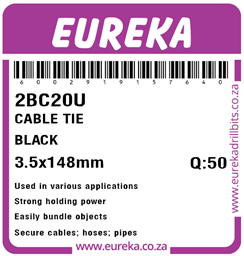 2BC20 - Cable Tie Black -2BC20_Label_T